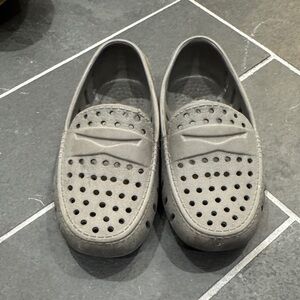 Kids Gray Dress Shoes